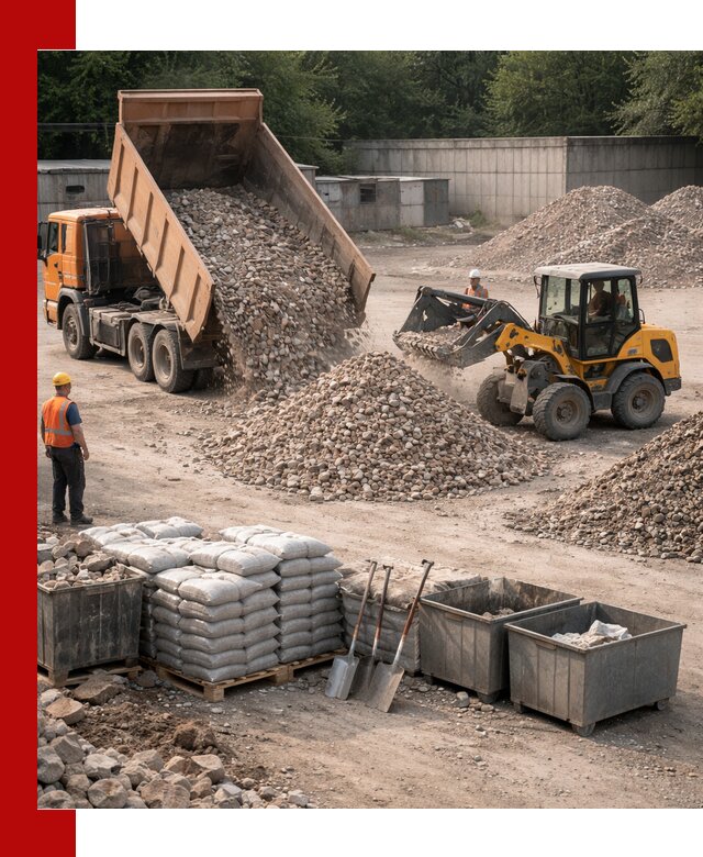 Вторичные материалы для отсыпки в Ревде — поставка и доставка