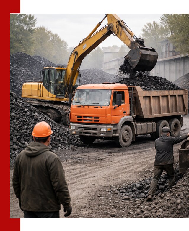 Доставка угля автотранспортом в Ревде быстро и выгодно