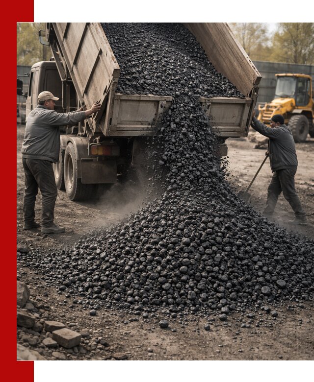 Доставка угля семечка самосвалами в Ревде