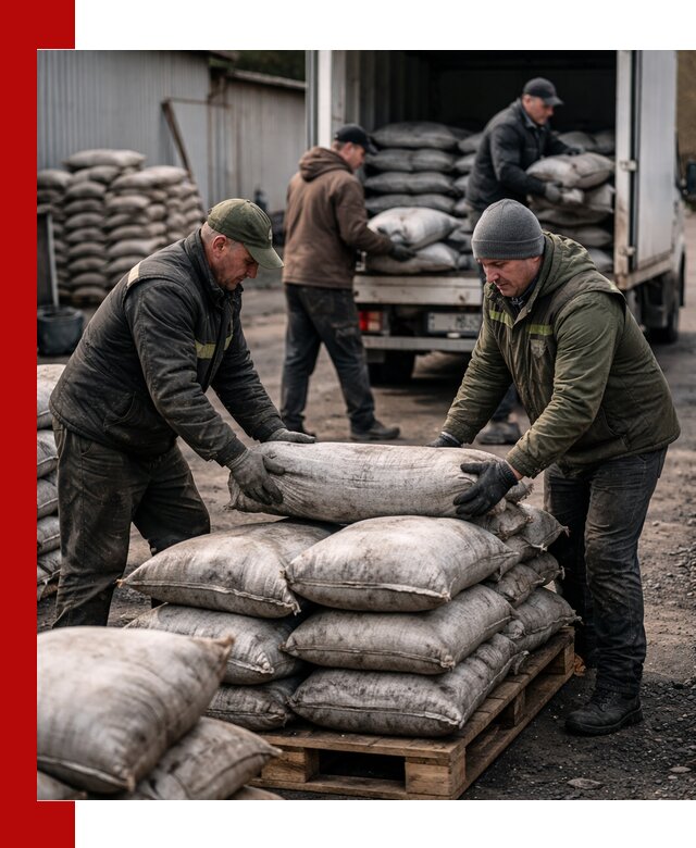 Доставка угля в мешках по выгодным ценам в Ревде