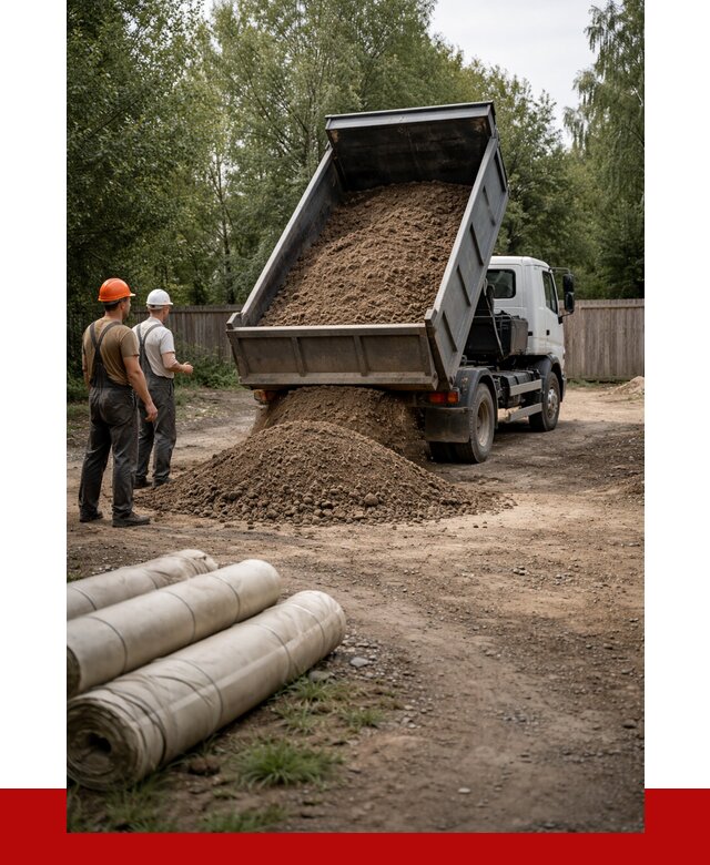 Доставка сыпучих материалов самосвалом в Ревду от 4443 р. | ПРОНЕРУДРвд