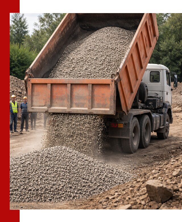 Доставка сыпучих материалов самосвалом в Ревде быстро и надежно