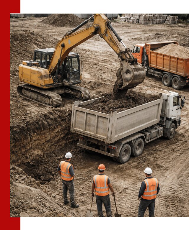 Разработка грунта для строительства и благоустройства в Ревде