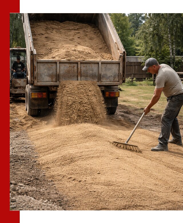 Отсыпка участка песком в Ревде быстро и качественно