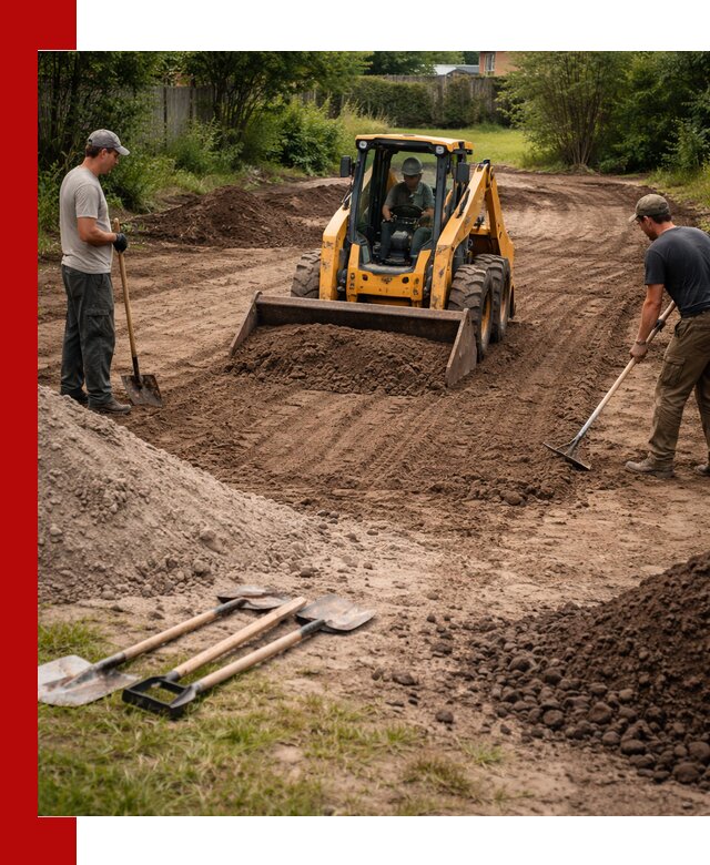 Планировка участка грунтом с вывозом и доставкой в Ревде