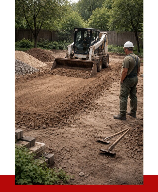 Выравнивание участка под ключ в Ревде от 3703 р. | ПРОНЕРУДРвд
