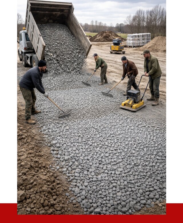 Устройство щебеночной подушки в Ревде от 4761 р. ПРОНЕРУДРвд